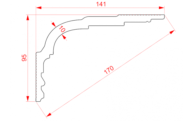 Плинтус 2.0 GP-125 Glanzepol