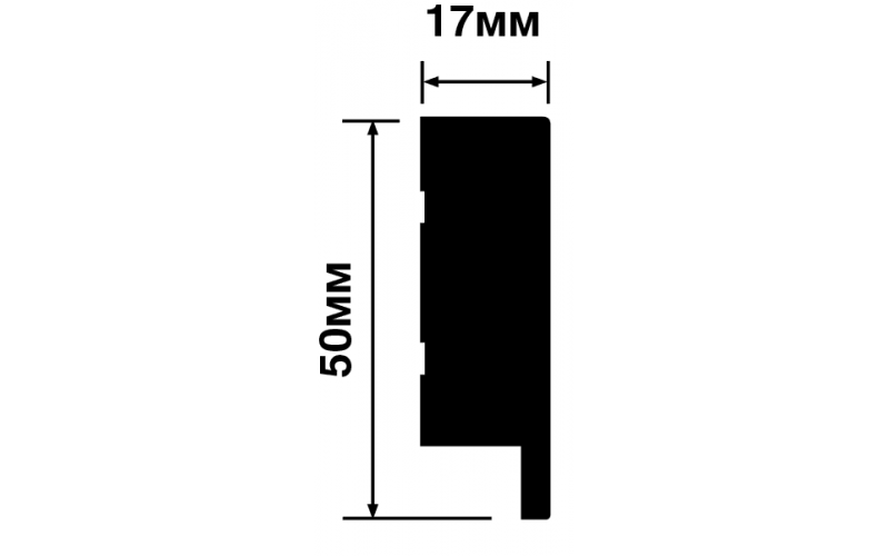 Финишный молдинг HIWOOD LF1 BR416