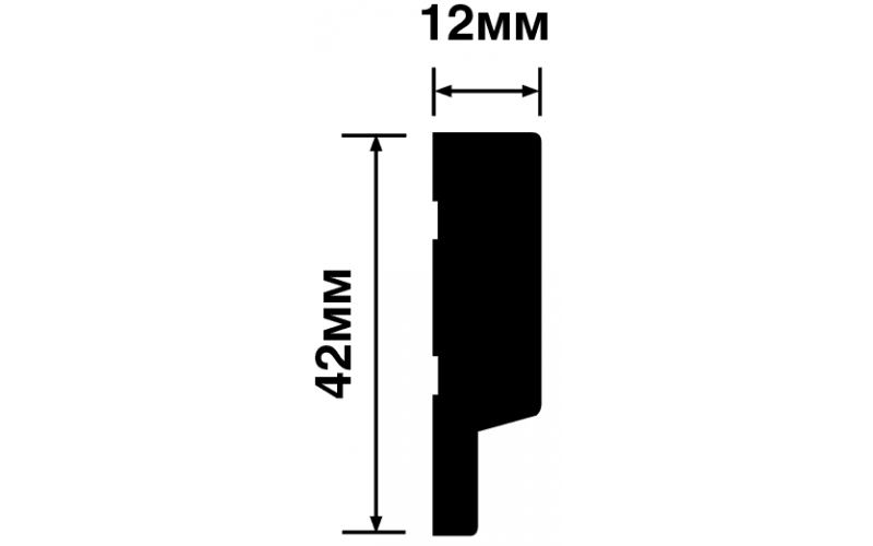 Финишный молдинг HIWOOD LF124A BR417