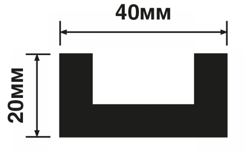 Молдинг HI WOOD LB40 BR395