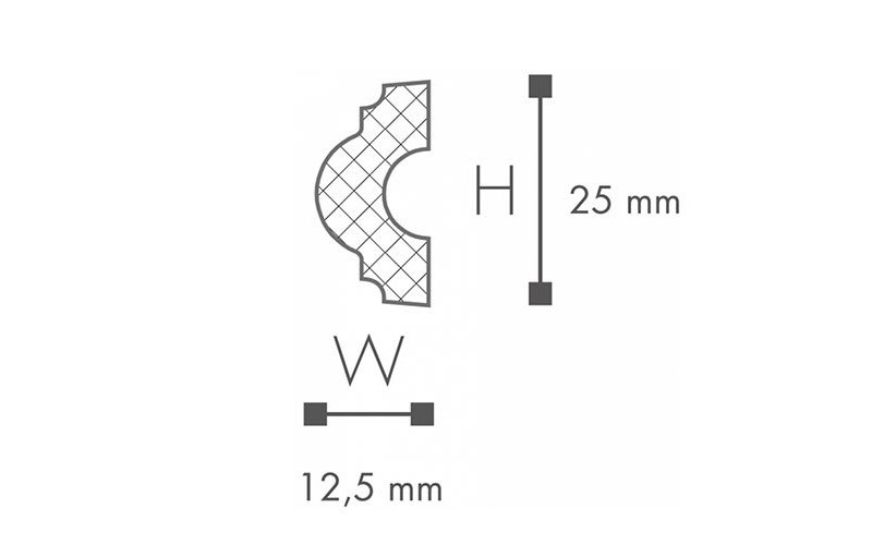 Молдинг NMC Wallstyl WL7