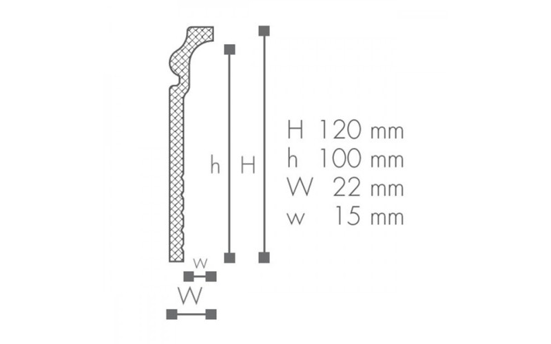 Плинтус NMC Wallstyl CF-3