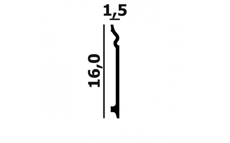 Лепной Декор Perfect Plus Плинтус напольный P113