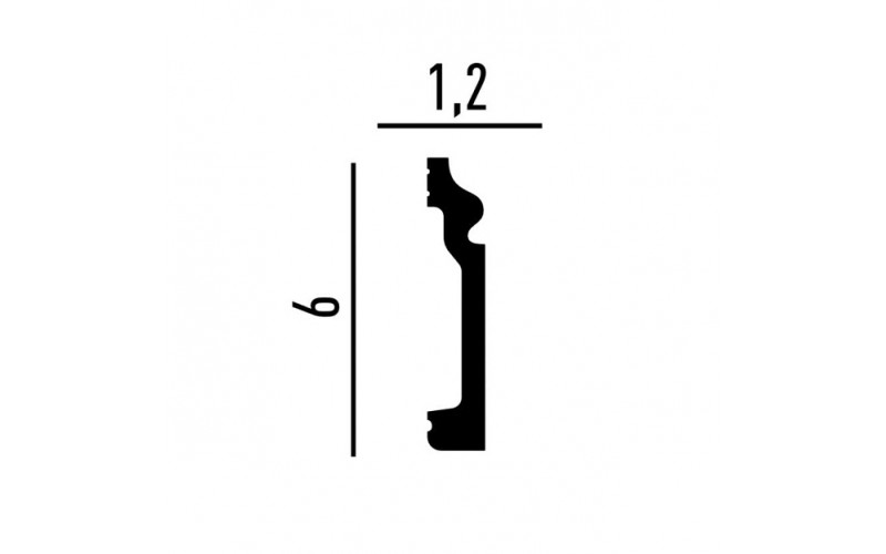 Лепной Декор Perfect Plus Плинтус напольный P156