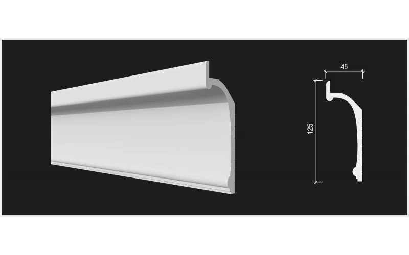 DD518 Карниз (125х45х2000) ДекорДизайн