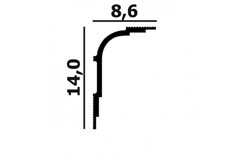 Лепной Декор Perfect Plus Карниз P104
