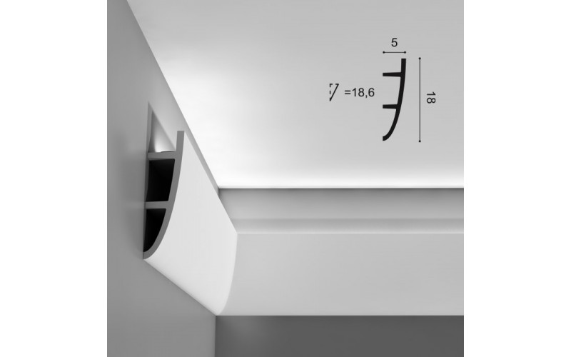 Профиль для скрытого освещения Orac C374