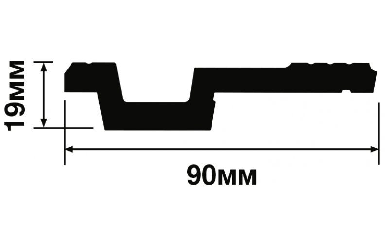 Карниз HI WOOD A90V1