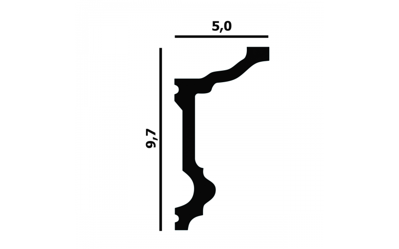 Лепной Декор Perfect Plus Карниз P90