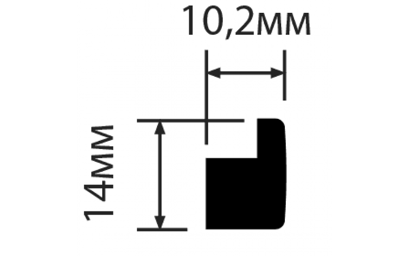 Молдинг HI WOOD D14