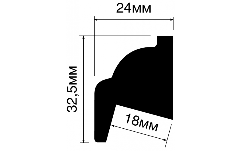 Молдинг HI WOOD LB32