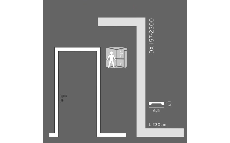 Плинтус Orac SX157 / Молдинг