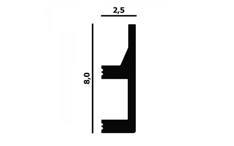 Лепной Декор Perfect Plus Молдинг P82