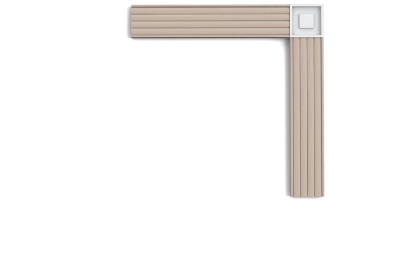 Декоративный элемент Orac P5020B / Угловой элемент
