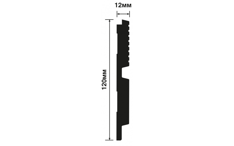 Панель HI WOOD LV123 BR396