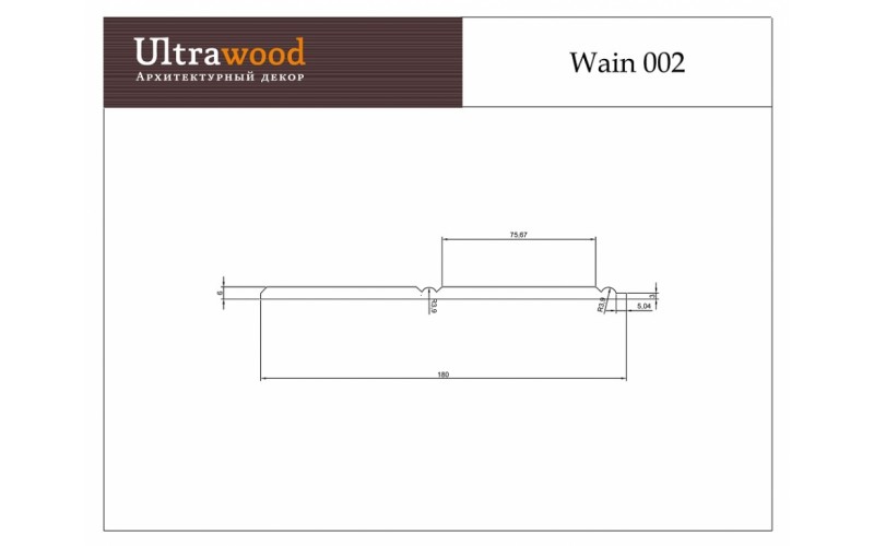 Стеновая панель Ultrawood Wain 0002 