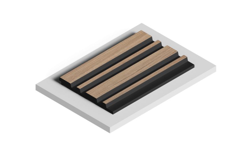 Панель HI WOOD LV122 BR417K