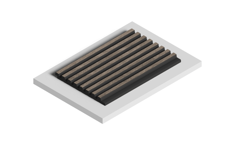 Панель HI WOOD LV129 BR490NK