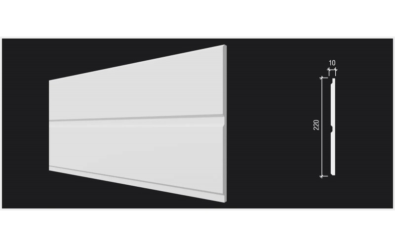 DD921(3m) Панель (220x10x3000мм) ДекорДизайн