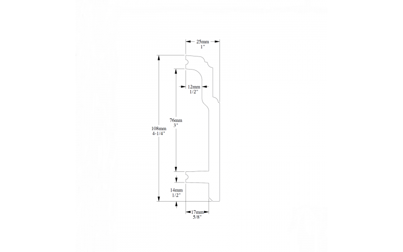 Плинтус Orac SX155F