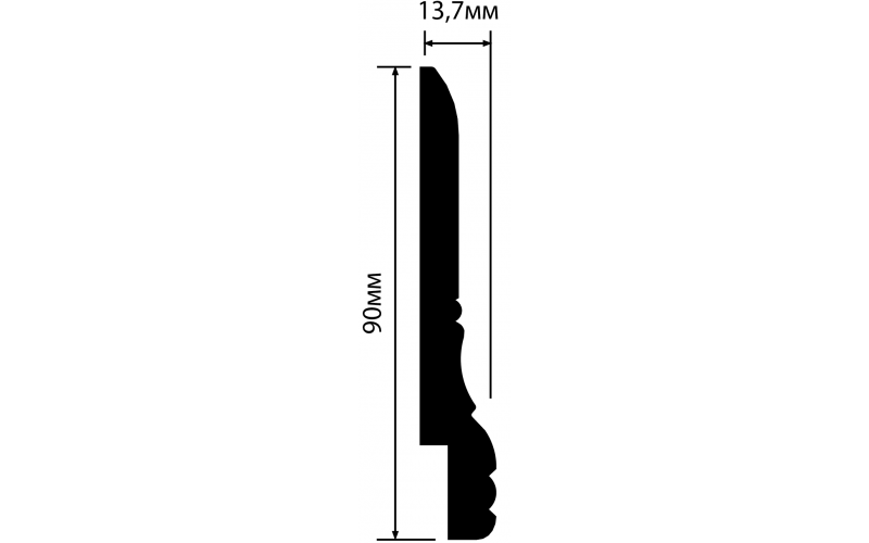 Плинтус HI WOOD L1605