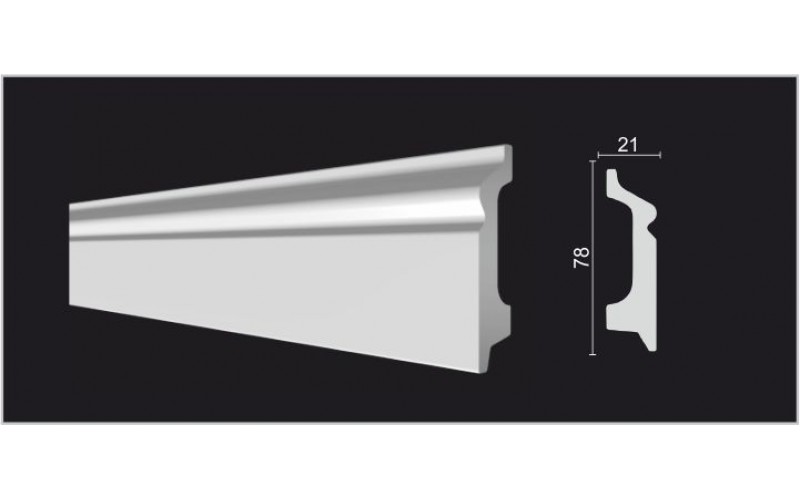 DD122 Плинтус широкий ДекорДизайн