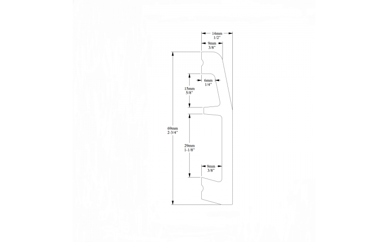 Плинтус Orac SX125