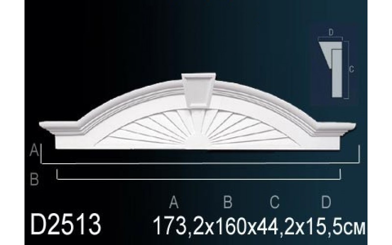 Лепной декор Perfect Обрамление дверного проёма D2513