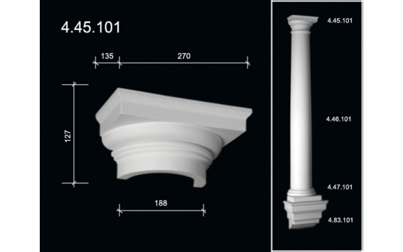 4.45.101+4.46.101+4.47.101+4.83.101 Комплект Полуколонна Европласт