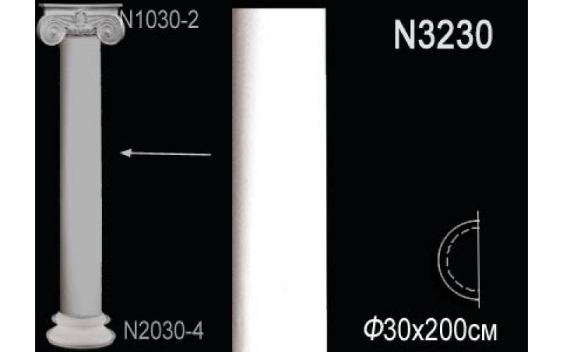 Комплект Полуколонны Перфект на R30 см N1030-1+N3230+N2030-4