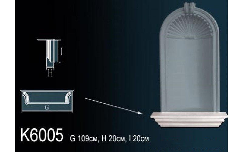 Лепной декор Perfect Ниша K6004