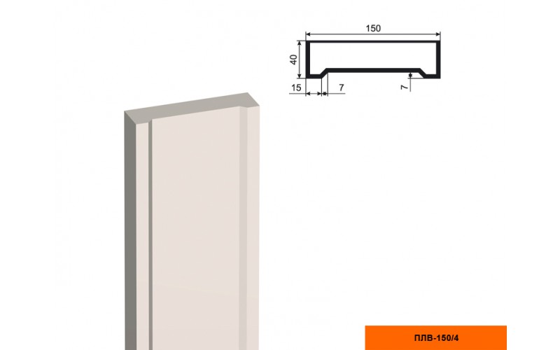 Пилястра составная Lepninaplast  ПЛВ-150/4