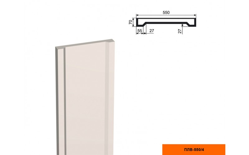 Пилястра составная Lepninaplast  ПЛВ-550/4