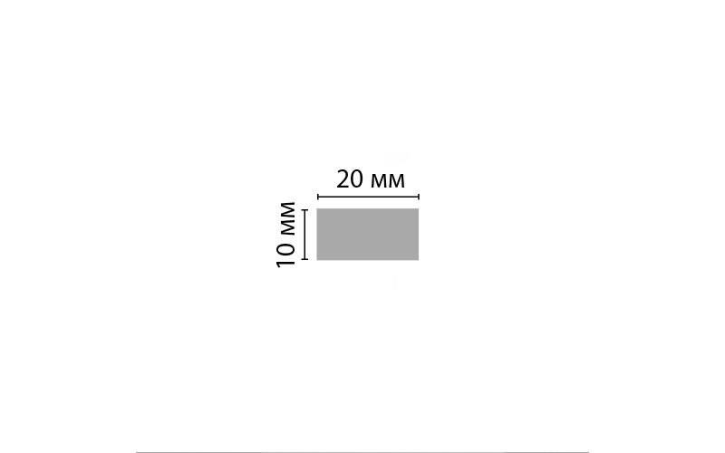 Молдинг Decomaster D047-1070 ДМ(20*10*2900 мм)