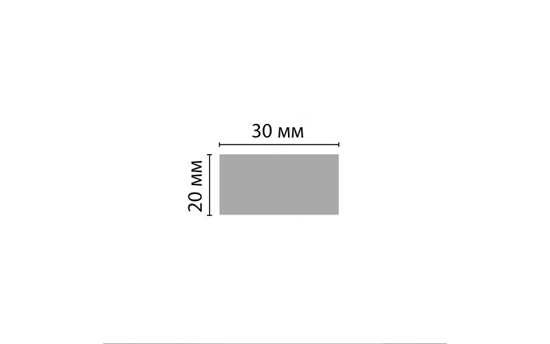 Молдинг Decomaster D048-1070 ДМ(20*30*2900 мм)